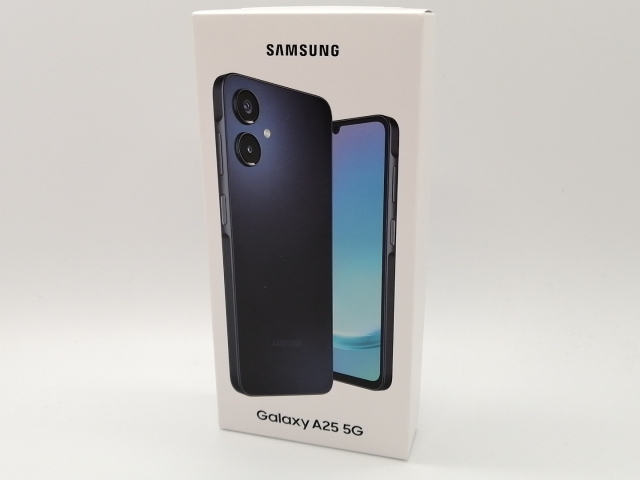 【未使用】SAMSUNG au 【SIMフリー】 Galaxy A25 5G ブラック 4GB 64GB SCG33【小倉駅前】保証期間３ヶ月