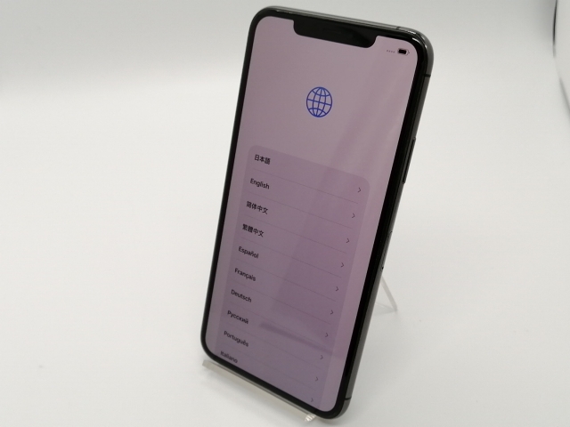 【中古】Apple SoftBank 【SIMロック解除済み】 iPhone 11 Pro Max 64GB スペースグレイ MWHD2J/A【小倉駅前】保証期間１ヶ月【ランクB】_1