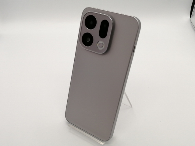 【中古】Oppo au 【SIMフリー】 OPPO Find X9 チタニウムグレー 16GB 512GB OPG07【小倉駅前】保証期間１ヶ月【ランクA】