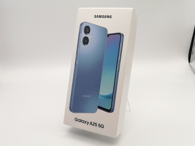 【未使用】SAMSUNG au 【SIMフリー】 Galaxy A25 5G ブルー 4GB 64GB SCG33【小倉駅前】保証期間３ヶ月