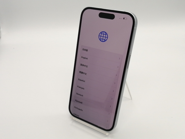 【中古】Apple SoftBank 【SIMフリー】 iPhone 15 128GB ブルー MTML3J/A【小倉駅前】保証期間１ヶ月【ランクB】