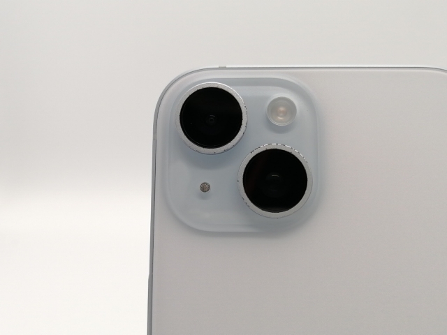 【中古】Apple SoftBank 【SIMフリー】 iPhone 15 128GB ブルー MTML3J/A【小倉駅前】保証期間１ヶ月【ランクB】