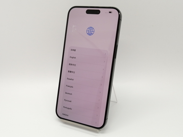 【中古】Apple 国内版 【SIMフリー】 iPhone 15 Pro Max 256GB ブラックチタニウム MU6P3J/A【広島】保証期間１ヶ月【ランクA】
