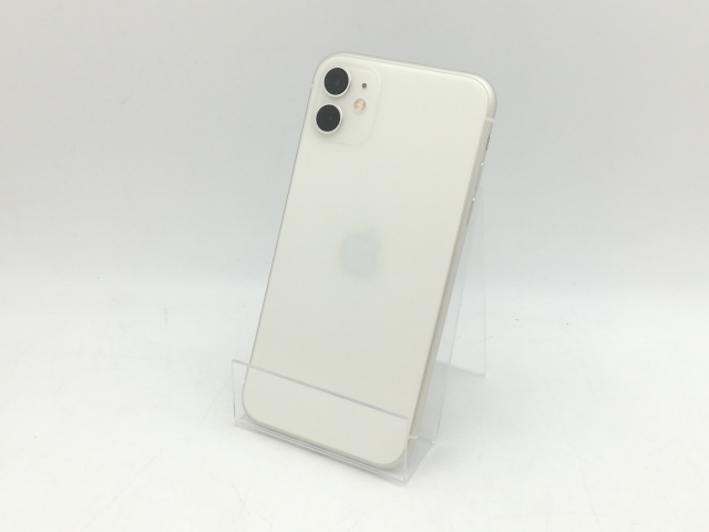 【中古】Apple docomo 【SIMロック解除済み】 iPhone 11 128GB ホワイト MWM22J/A【アリオ倉敷】保証期間１ヶ月【ランクC】