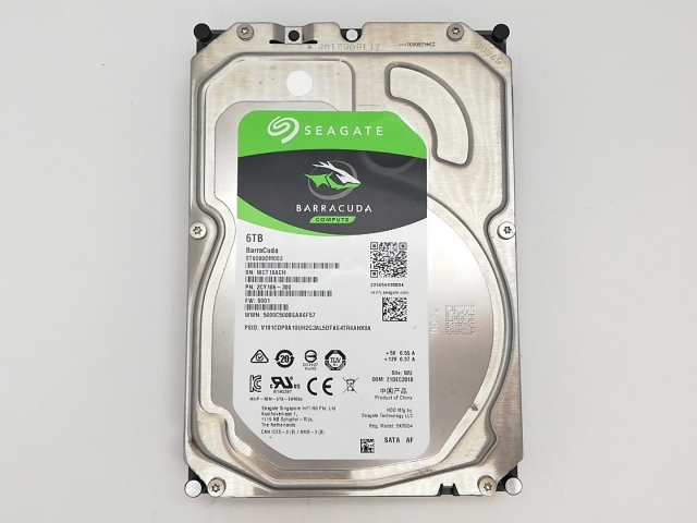 【中古】Seagate ST6000DM003 6TB/5400rpm/256MB/6Gbps【アリオ倉敷】保証期間１週間