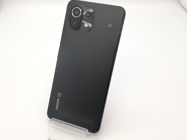 【中古】Xiaomi 国内版 【SIMフリー】 Mi 11 Lite 5G トリュフブラック 6GB 128GB M2101K9R【アリオ倉敷】保証期間１ヶ月【ランクC】