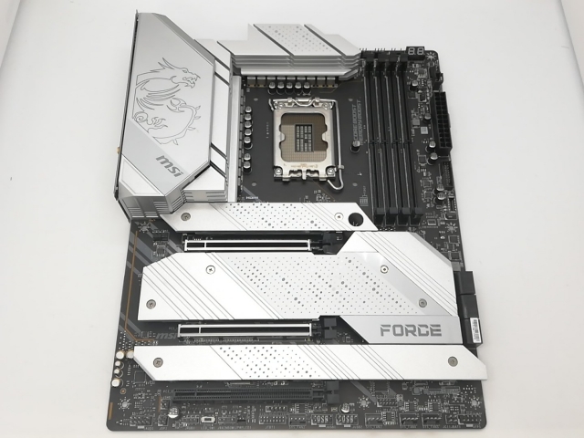 【中古】MSI MPG Z690 FORCE WIFI Z690(DDR5)/LGA1700/2.5GbitLAN/Wi-Fi6E(ax)+BT5.2/ATX【アリオ倉敷】保証期間１週間