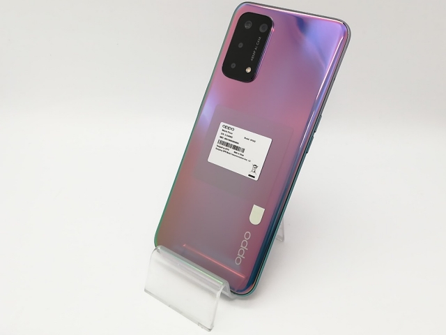 【中古】Oppo au 【SIMロック解除済み】 OPPO A54 5G ファンタスティックパープル 4GB 64GB OPG02【三宮センター】保証期間１ヶ月【ランクA】