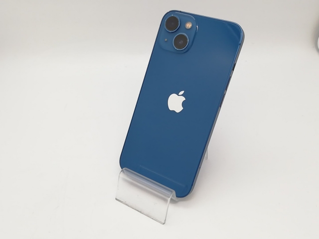 【中古】Apple docomo 【SIMフリー】 iPhone 13 512GB ブルー MLNT3J/A【アリオ倉敷】保証期間１ヶ月【ランクB】