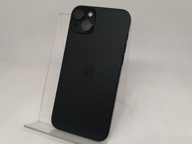 【中古】Apple 国内版 【SIMフリー】 iPhone 15 Plus 128GB ブラック MU083J/A【日本橋3】保証期間１ヶ月【ランクA】