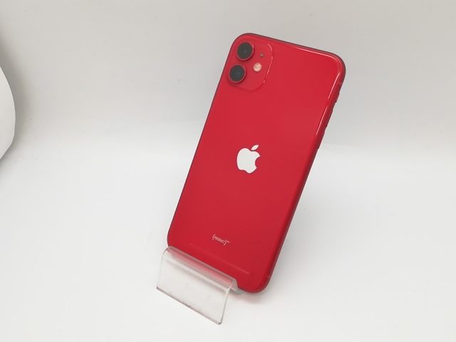 【中古】Apple SoftBank 【SIMロック解除済み】 iPhone 11 128GB (PRODUCT)RED MWM32J/A【アリオ倉敷】保証期間１ヶ月【ランクC】