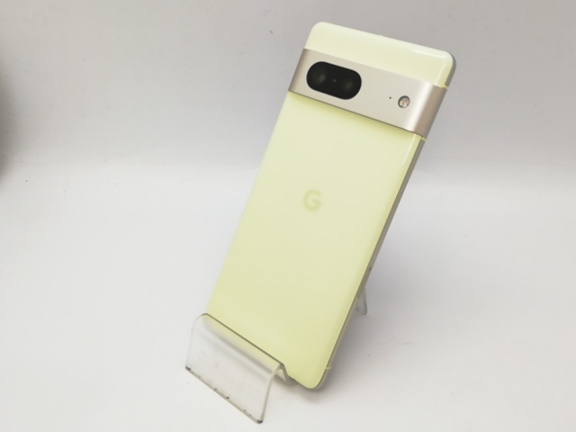 中古】Google au 【SIMフリー】 Pixel 7 レモングラス 8GB 128GB G03Z5
