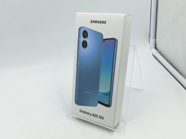 【未使用】SAMSUNG au 【SIMフリー】 Galaxy A25 5G ブルー 4GB 64GB SCG33【千葉】保証期間３ヶ月