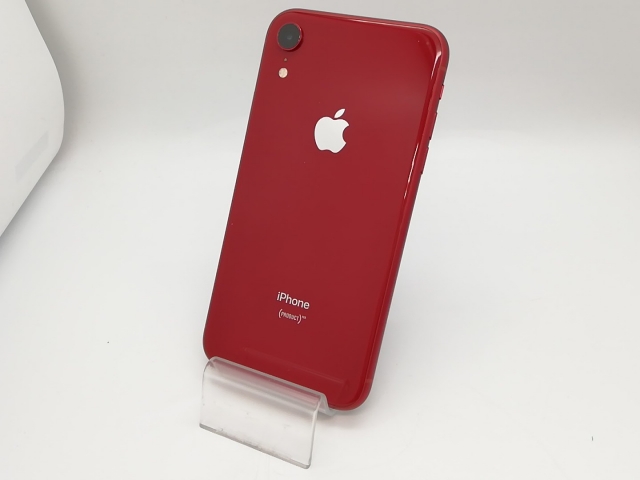 【中古】Apple 国内版 【SIMフリー】 iPhone XR 128GB (PRODUCT)RED MT0N2J/A【アリオ倉敷】保証期間１ヶ月【ランクC】