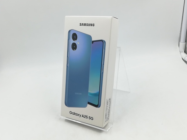 【未使用】SAMSUNG ymobile 【SIMフリー】 Galaxy A25 5G ブルー 4GB 64GB SCSBC1【千葉】保証期間３ヶ月