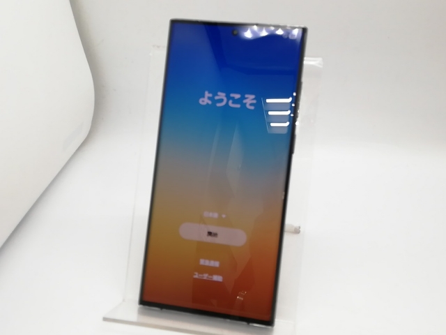 中古】SAMSUNG au 【SIMフリー】 Galaxy S22 Ultra ファントムブラック 