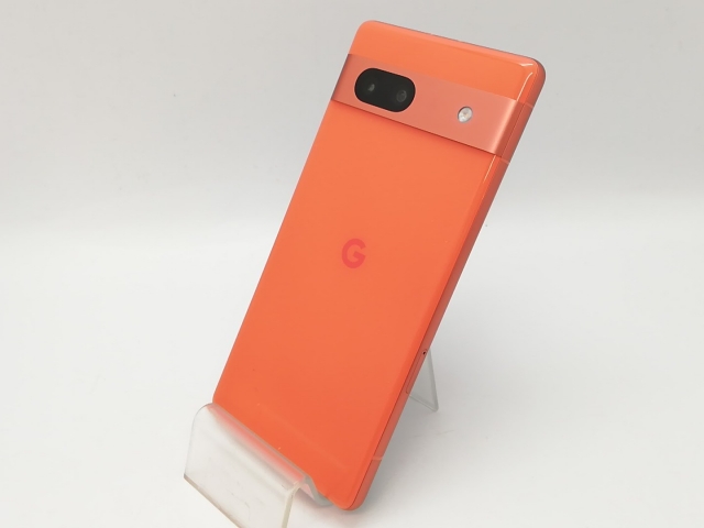 【中古】Google 国内版 【SIMフリー】 Pixel 7a コーラル 8GB 128GB G82U8【アリオ倉敷】保証期間１ヶ月【ランクB】