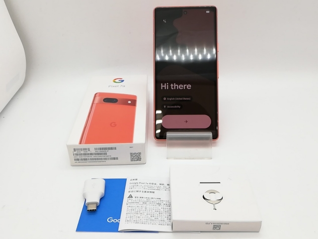 【中古】Google 国内版 【SIMフリー】 Pixel 7a コーラル 8GB 128GB G82U8【アリオ倉敷】保証期間１ヶ月【ランクB】_7