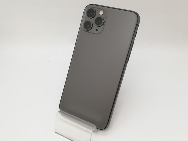 【中古】Apple au 【SIMロック解除済み】 iPhone 11 Pro 64GB スペースグレイ MWC22J/A【アリオ倉敷】保証期間１ヶ月【ランクC】