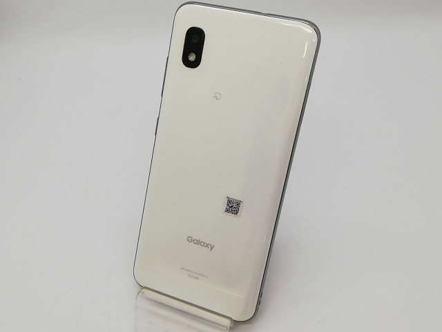 【中古】SAMSUNG UQmobile 【SIMフリー】 Galaxy A21 ホワイト 3GB 64GB SCV49【アリオ倉敷】保証期間１ヶ月【ランクC】