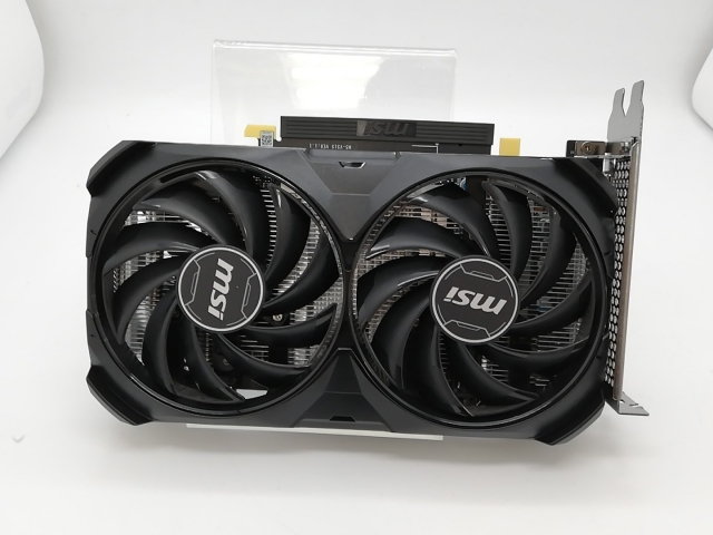 【中古】MSI GeForce RTX 4060 Ti VENTUS 2X BLACK 8G OC RTX4060Ti/8GB (GDDR6)【アリオ倉敷】言いはなつ継続期間１週
