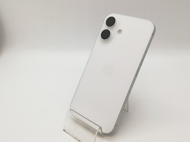 【中古】Apple SoftBank 【SIMフリー】 iPhone 16 256GB ホワイト MYDX3J/A【アリオ倉敷】保証期間1ヶ月【ランクA】