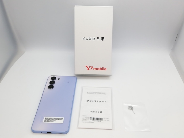 【未使用】ZTE ymobile 【SIMフリー】 nubia S 5G 4GB 128GB ライトパープル A403ZT【高崎モントレー】保証期間３ヶ月_2