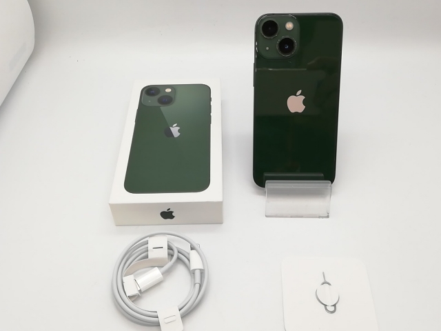 【中古】【赤ロム保証あり】Apple SoftBank 【SIMフリー】 iPhone 13 mini 256GB グリーン MNFD3J/A【三宮駅前】保証期間１週間【ランクC】_7