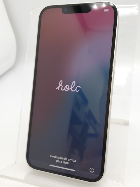 【中古】Apple au 【SIMフリー】 iPhone 14 128GB スターライト MPUQ3J/A【アリオ倉敷】保証期間１ヶ月【ランクC】