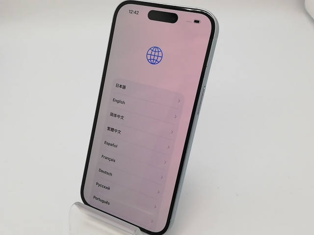 【中古】Apple 国内版 【SIMフリー】 iPhone 15 128GB ブルー MTML3J/A【広島】保証期間１ヶ月【ランクB】
