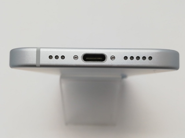 【中古】Apple 国内版 【SIMフリー】 iPhone 15 128GB ブルー MTML3J/A【広島】保証期間１ヶ月【ランクB】