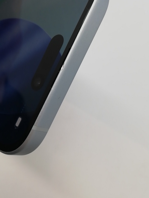 【中古】Apple 国内版 【SIMフリー】 iPhone 15 128GB ブルー MTML3J/A【広島】保証期間１ヶ月【ランクB】