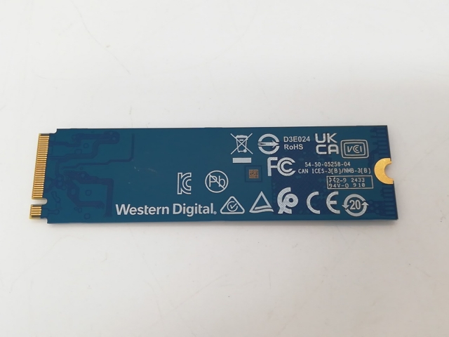【中古】W.D. Green SN350 NVMe SSD(WDS100T3G0C) 1TB/M.2 2280(PCIe3.0 NVMe)/QLC【アリオ倉敷】保証期間１週間_1