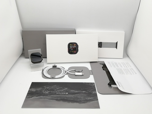 【中古】Apple Apple Watch Ultra2 49mm Cellular ブラックチタニウムケース/ブラックチタニウムミラネーゼループ (M) MX5U3J/A【アリオ倉敷】保証期間１ヶ月【ランクA】_7