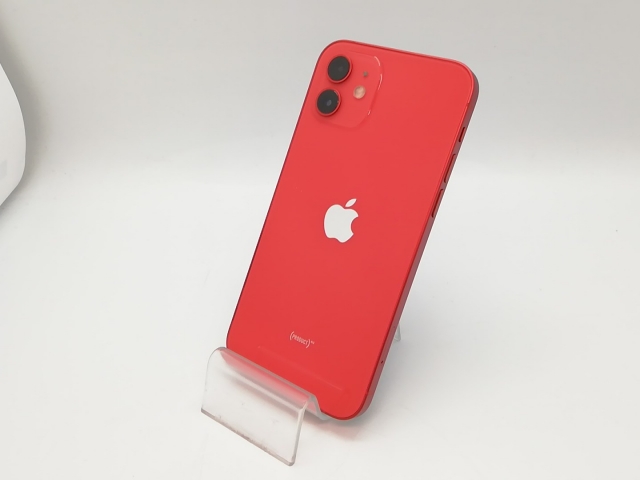 【中古】Apple 国内版 【SIMフリー】 iPhone 12 128GB (PRODUCT)RED MGHW3J/A【アリオ倉敷】保証期間１ヶ月【ランクC】