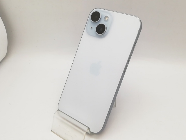 【中古】Apple 国内版 【SIMフリー】 iPhone 15 256GB ブルー MTMR3J/A【アリオ倉敷】保証期間１ヶ月【ランクA】