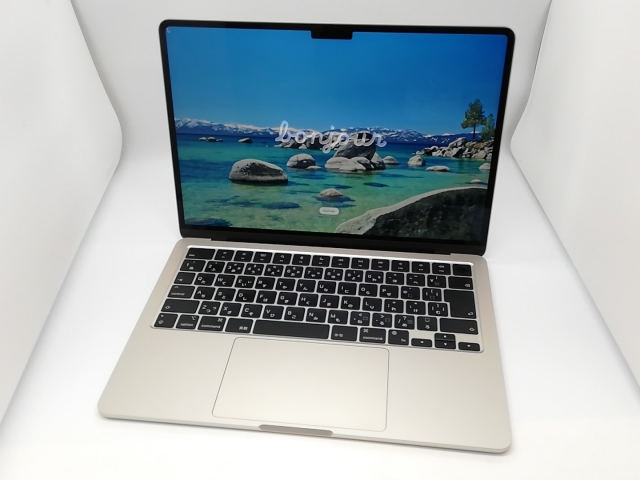 【中古】Apple MacBook Air 13インチ CTO (M22022) スターライト M2(CPU:8C/GPU:8C)/16G/256G/30W AC【アリオ倉敷】保証期間１ヶ月【ランクA】
