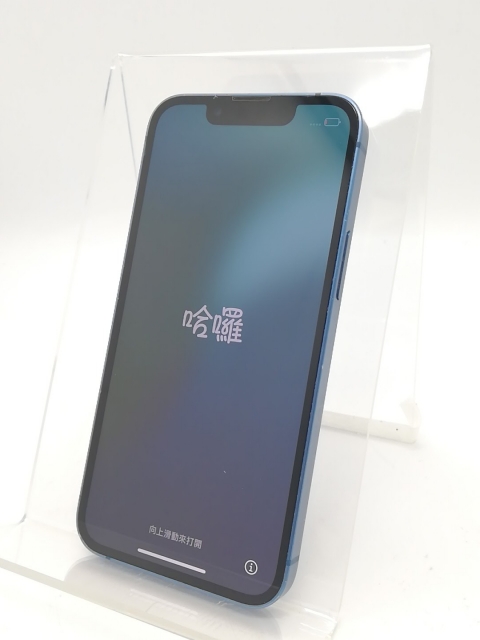 【中古】【赤ロム保証あり】Apple au 【SIMフリー】 iPhone 13 mini 128GB ブルー MLJH3J/A【アリオ倉敷】保証期間１ヶ月【ランクC】