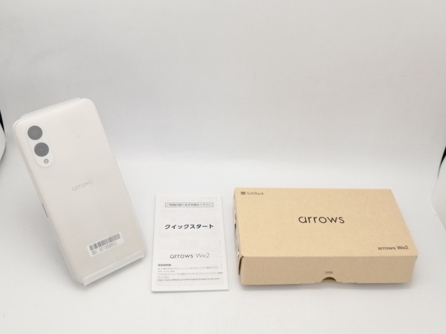 【未使用】FCNT SoftBank 【SIMフリー】 arrows We2 ミストホワイト 4GB 64GB A402FC【広島本通】保証期間３ヶ月_2