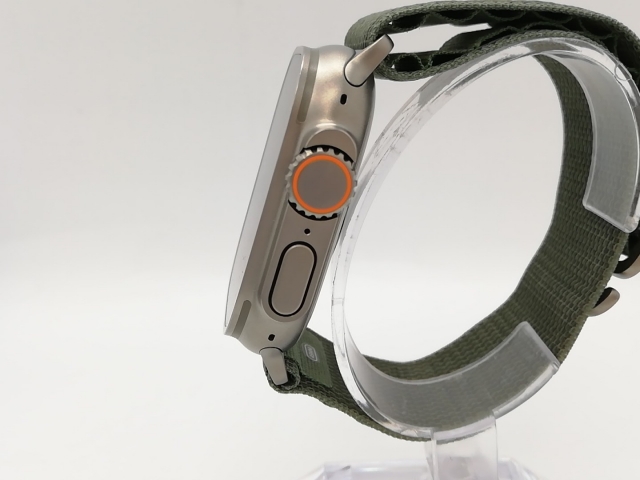 【中古】Apple Apple Watch Ultra 49mm Cellular チタニウムケース/グリーンアルパインループ M MQFN3J/A【アリオ倉敷】保証期間１ヶ月【ランクB】_1