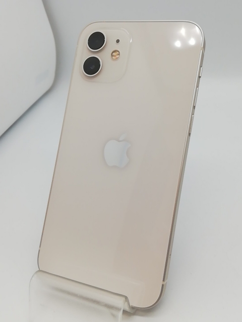 【中古】Apple SoftBank 【SIMロック解除済み】 iPhone 12 128GB ホワイト MGHV3J/A【アリオ倉敷】保証期間１ヶ月【ランクC】_1