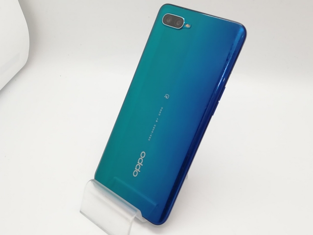 【中古】Oppo 国内版 【SIMフリー】 Reno A ブルー 6GB 64GB CPH1983【アリオ倉敷】保証期間１ヶ月【ランクB】