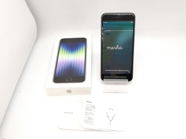 【中古】Apple ymobile 【SIMフリー】 iPhone SE（第3世代） 128GB スターライト MMYG3J/A【アリオ倉敷】保証期間１ヶ月【ランクB】_7
