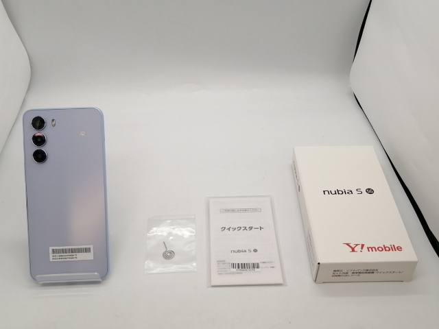 【未使用】ZTE ymobile 【SIMフリー】 nubia S 5G 4GB 128GB ライトパープル A403ZT【三宮駅前】保証期間３ヶ月_2