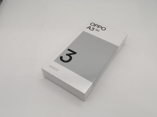 【未使用】Oppo ymobile 【SIMフリー】 OPPO A3 5G 4GB 128GB パープル【静岡】保証期間３ヶ月