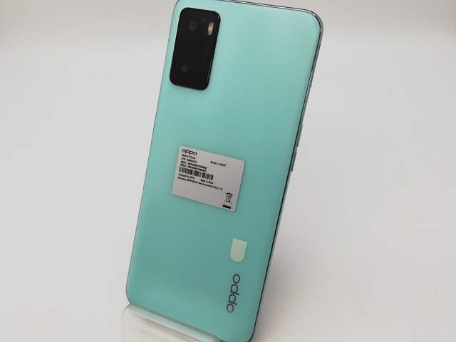 中古】Oppo SoftBank 【SIMフリー】 OPPO A55s 5G グリーン 4GB 64GB 