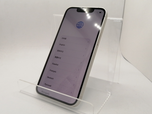 【中古】Apple docomo 【SIMフリー】 iPhone 13 mini 256GB スターライト MLJK3J/A【川崎駅前】保証期間１ヶ月【ランクA】_1