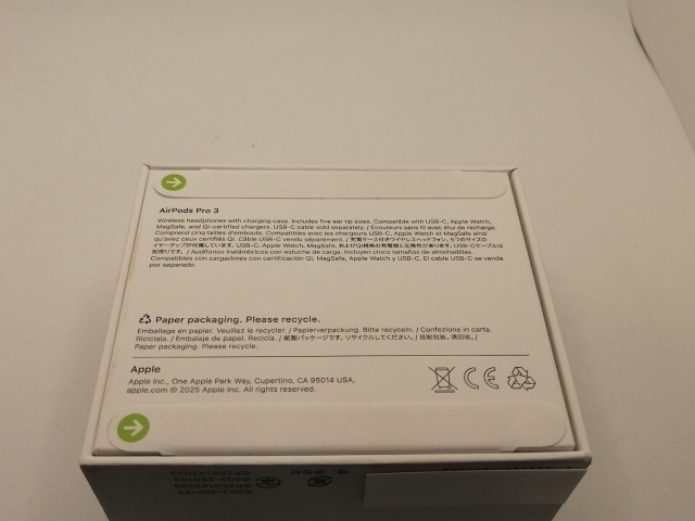 未使用】Apple AirPods Pro 3 MFHP4J/A【新橋】保証期間1ヶ月 【公式