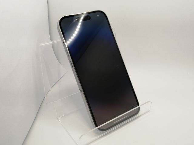 【中古】Apple 国内版 【SIMフリー】 iPhone 14 Pro 256GB シルバー MQ0Y3J/A【新橋烏森通り】保証期間１ヶ月【ランクB】