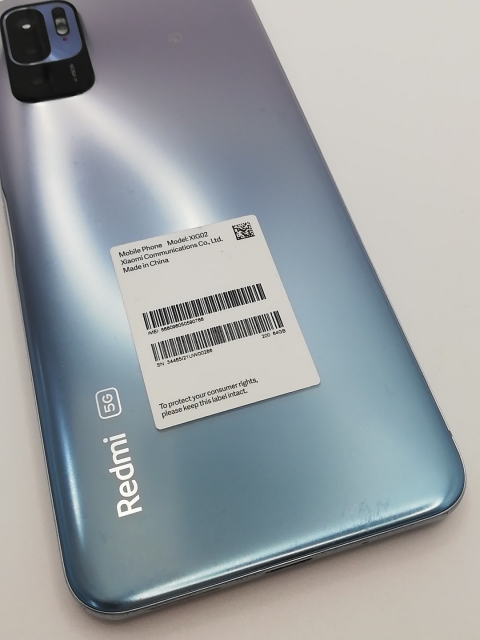 中古】Xiaomi au 【SIMフリー】 Redmi Note 10 JE クロームシルバー